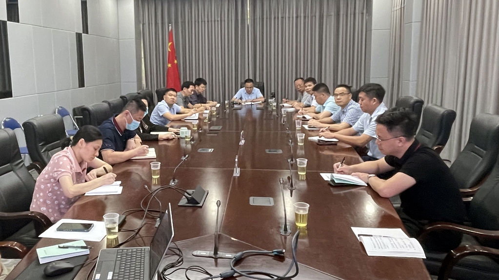 翁新平副局长给分管处室党员干部上党课